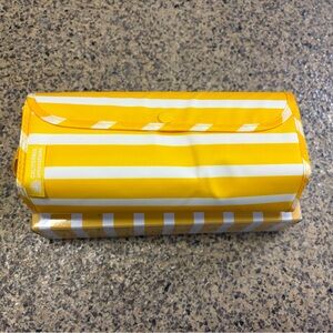California Innovations Yellow and White Striped Bag